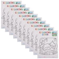 thumbnail image 1 of KAKOWELY sandpaper 10pcs Children Art Graffiti Oil Painting Stick Crayon Painting Colored Sandpaper for Painting (A4)11.42"X8.27"X0.04", 1 of 4
