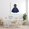 thumbnail image 2 of Stupell Industries If You Dress For It Quote Blue Gown Fashion Beauty & Fashion Painting Gallery Wrapped Canvas Print Wall Art, 36 x 48, 2 of 6