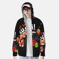thumbnail image 2 of Kdxio Sushi Print Women Men Sun Protection UPF 50+ Jackets Zip Up Long Sleeve Hoodie Hiking Lightweight with Pockets, 2 of 7