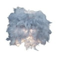 thumbnail image 3 of Pantalla de plumas Cubierta de luz colgante de techo Cubierta de luz colgante decorativa Cubierta de lámpara de para cafetería Decoración de luz Gris M Yinane pantalla colgante, 3 of 8