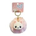 thumbnail image 3 of figatia Cat Keychain Bag Charm Soft Doll Bag Accessory Bag Decoration Cute Key Organizer Devon cat, 3 of 9