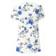 thumbnail image 5 of Blusas de Manga Corta para las Mujeres Botón Impreso Cuello Redondo Top Casual, Blusas para las Mujeres Casual, 5 of 5