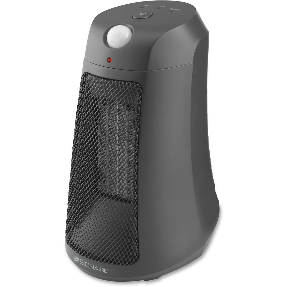 Bionaire Ceramic Office Heater with Motion Sensor, Black (800W