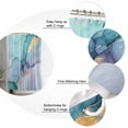 thumbnail image 5 of 60x72 Inch Shower Curtains for Bathroom Teal Purple Marble Fabric Bath Curtain Decor Modern Abstract Ink Painting Art Luxury Waterproof Restroom Curtains Shower Set Accessories with 12 Hooks 60 Inch, 5 of 6