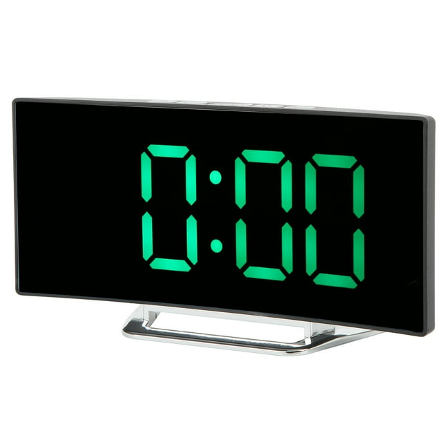 Reloj LED digital, reloj despertador digital, reloj con espejo, reloj despertador, diseño elevado