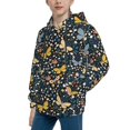 thumbnail image 2 of Daiia Flowers Butterfly for Boys Fashion Hoodies & Sweatshirts with Kangaroo Pocket,Hooded Sweatshirt for Kid, Breathable& Moisture Wicking-Medium, 2 of 6