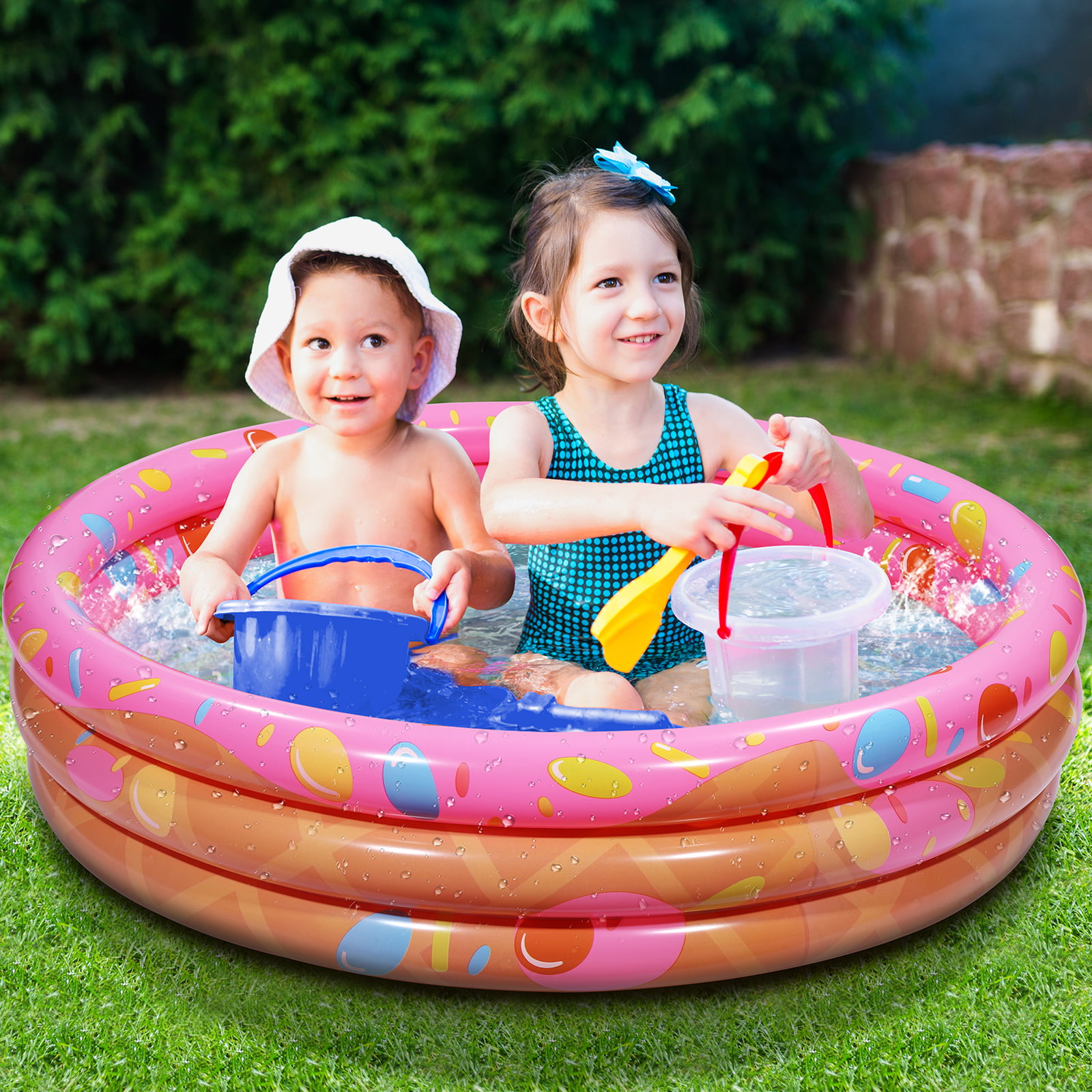 PVC Baby Kids Inflatable Safety Children Bathing Pool Round Swimming Pool C#P5 