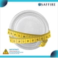 thumbnail image 5 of Saffire 9.6" / 24.5cm small glass microwave plate - flat bottom plate replaces 3390w1a035, 5 of 8