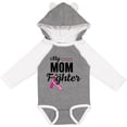 thumbnail image 3 of Inktastic Breast Cancer Awareness My Mom is a Fighter Boys or Girls Long Sleeve Baby Bodysuit, 3 of 5