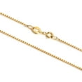 thumbnail image 2 of 14K Solid Yellow Gold Necklace | Box Link Chain | 16 Inch Length | 1.0mm Thick | With Gift Box, 2 of 6
