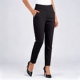 thumbnail image 4 of cocolona Womens Summer Casual Yoga Pants Elastic Waist Straight Wide Leg Workout Gym Pants with Pockets, 4 of 5