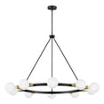 thumbnail image 6 of 83610BK Lark Orla - 100W 10 LED Large Chandelier In Mid-Century Modern Style-29 Inches Tall and 36 Inches Wide-Black Finish, 6 of 20