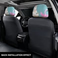 thumbnail image 4 of Uemuo Animal Meditation Printed 2 PCS Car All-Inclusive Headrest Cover, Headrest Protector, Soft Elastic Breathable Seat Headrest Anti-Dirty Cover Headrest Cover Protector, 4 of 6