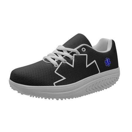 

EMT EMS Paramedics Women s Shoes Shock Absorption Non-slip Sneakers Dirt Resistant Outdoor Travel Breathable Comfort Footwear