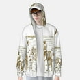 thumbnail image 2 of Balery Western Desert Cowboys Sudadera ligera de manga larga con capucha y protección solar UPF 50+ para hombre y mujer, ideal para pesca y running-Medium, 2 of 7