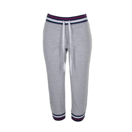 

Jenni Heather Grey Cropped Jogger Pajama Pants S