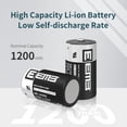 thumbnail image 4 of UYWGF-10 Pack ER14250 1/2 AA Non-Rechargeable 3.6V 1200mAh Lithium Thionyl Chloride (Li-SOCl₂) Battery Replacement for SAFT Water Electricity Gas Meter LS14250, TL-2150, TL-5902, 4 of 4