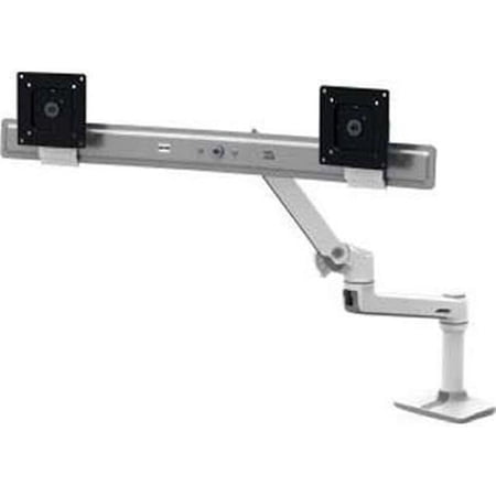 UPC: 0698833058208 | Ergotron 45-489-216 LX Desk Dual Direct Arm (white)