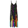 thumbnail image 6 of Pencils, Colored Pencils Sleeveless Dress Loose Women's Dress Dresses Luxury Evening Dresses, 6 of 9