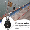 thumbnail image 3 of Marine Pulleys for Rope Pulley Block Rope Runner, 3 of 7