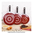 thumbnail image 4 of Juego de Sartenes Ekco Classic Aluminio Antiadherente 3 Piezas – Rojo, 4 of 4