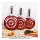 thumbnail image 4 of Juego de Sartenes Ekco Classic Aluminio Antiadherente 3 Piezas – Rojo, 4 of 4
