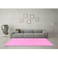 thumbnail image 3 of Ahgly Company Indoor Rectangle Solid Pink Modern Area Rugs, 2' x 3', 3 of 4