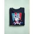 thumbnail image 3 of Polar-Bear ICEE Love - Adorable Cool Heart Graphic Men's Sweatshirt, 3 of 4