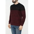 thumbnail image 2 of Men's Sweater Black Maroon, 2 of 6