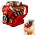 thumbnail image 2 of Engine Outer Resin With Inner Liner Stainless Steel Mug Simple And Individual Mechanical Engine Punk Cup, 2 of 8