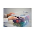 thumbnail image 3 of Rubbermaid RMCC300014 Clever Store Storage Container, 30 Quart, 3 of 4