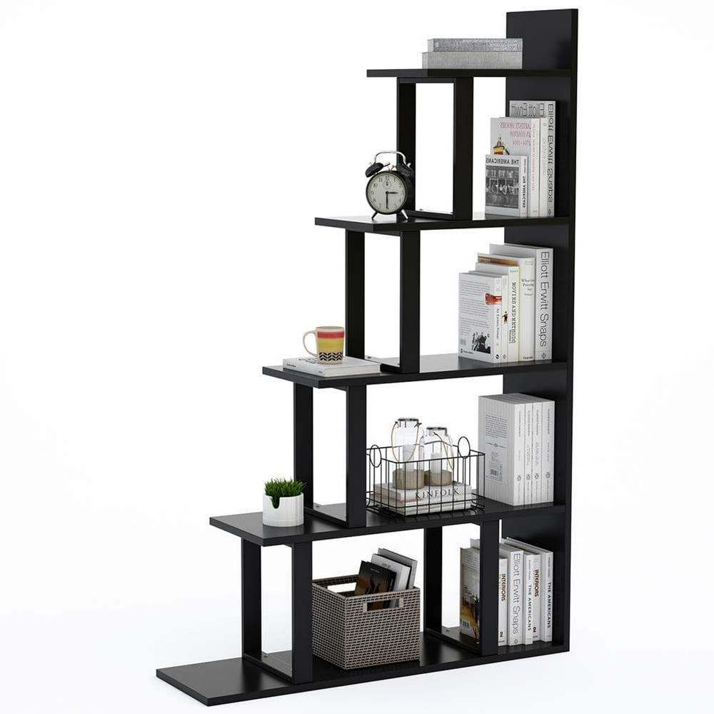 Tribesigns 5Tier Bookshelf, Modern 5 Shelf Ladder Corner Shelf