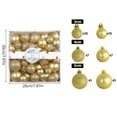 thumbnail image 7 of Shoreew 44 Pcs Christmas Balls Ornaments Shatterproof Plastic Baubles Xmas Tree Hanging Decoration for Holiday Party Wedding Decor, 7 of 7