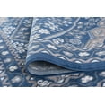 thumbnail image 2 of Tayse Hampton Area Rug HMP4007 Traditional Navy Medallion Curls 5' x 7' Rectangle, 2 of 2