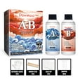 thumbnail image 2 of Qaailabf High Transparency Non-Yellowing Epoxy Resin DIY Craft Kit 200ml - Crystal Clear Jewelry Making Glue Set with 100ml Resin, 100ml Curing Agent, Tools for Beginners - Includes Measuring Cups, 2 of 10