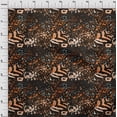 thumbnail image 4 of oneOone Cotton Silk Orange Fabric Animal Sewing Material Print Fabric By The Yard 42 Inch Wide, 4 of 5