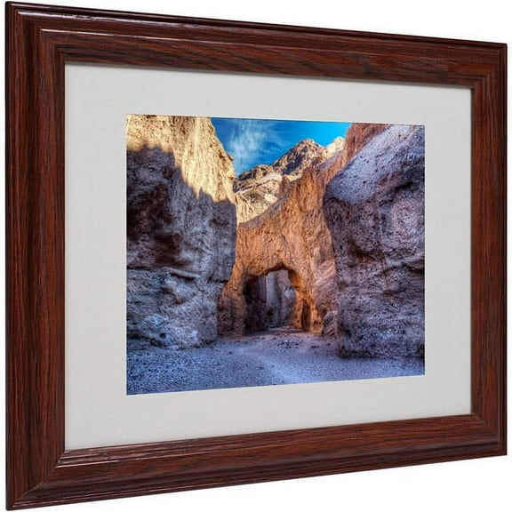 Trademark Fine Art "Natural Bridge" Matted Framed Art by Pierre Leclerc