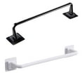 thumbnail image 2 of KEINXS Self Adhesive Towel Rod Bar Wall Bath Towel Holder Rail Rack, 2 of 10