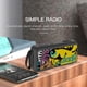 thumbnail image 4 of 1 mini tarjeta portátil pintada con garabatos (sin tarjeta) Radio FM altavoz inalámbrico Bluetooth, 4 of 5