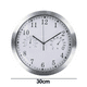 Horloge Murale Étanche Rétro d'Intérieur / Extérieur avec Thermomètre, Horloge Murale à Quartz Décoration Maison / Patio – image 2 sur 5
