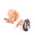 thumbnail image 3 of Swan Stainless Steel Men's Cufflinks for Dress Shirts – for Formal Occasions, 3 of 6