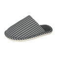 thumbnail image 5 of CHUMUD Women's House Slippers Plush Lined Winter Clogs - Cozy Striped Fleece Slippers with Durable Sole for Indoor Wear, 5 of 6