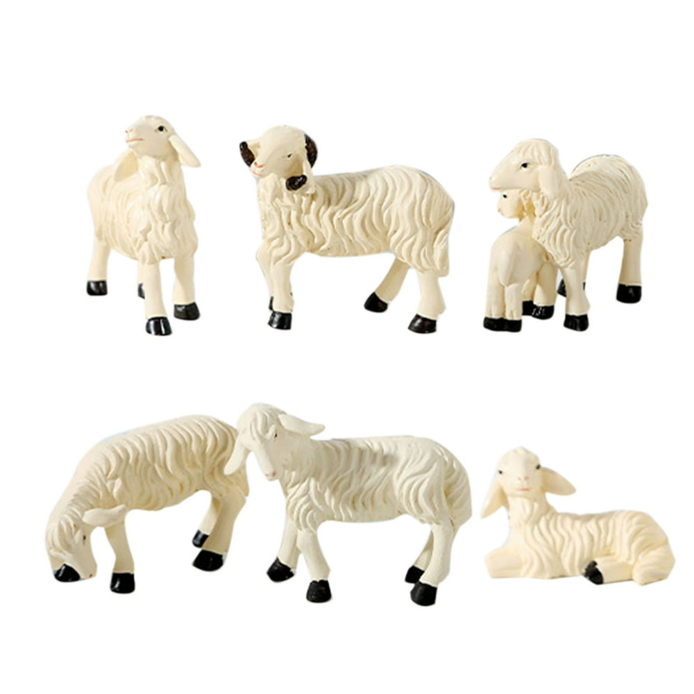 resin lamb statue