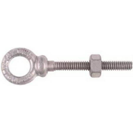 

1/4 x 2 Galvanized Forged Eye Bolt 500 Safe Work Load Bulk 4PK