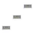 thumbnail image 2 of Wosthever Reloj Estilo simple Termómetro LCD Higrómetro Monitor de temperatura inteligente Relojes en blanco y negro Modo de repetición Type3 NO3, 2 of 6