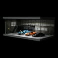 thumbnail image 5 of 1/64 Scale Diorama Car Garage Model LED Light Car Repair Workshop Scene Model Case, Parking Lot Model for Diecast Car Display, with Acrylic Dust Door, 5 of 9