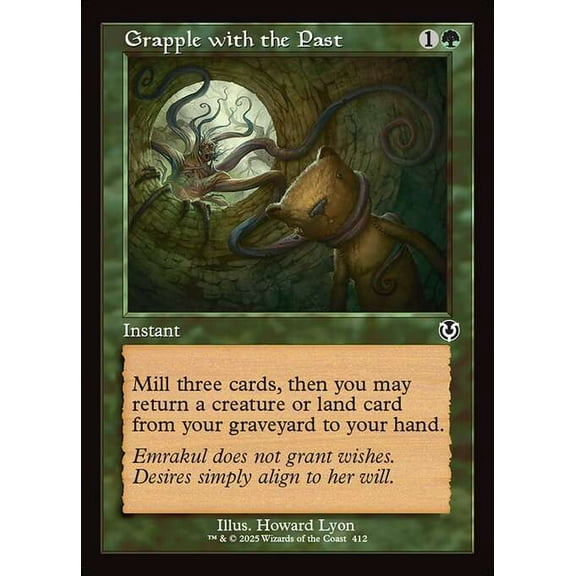 MtG Innistrad Remastered Common Grapple with the Past (Classic Frame) #412