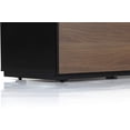 thumbnail image 6 of SONOROUS Studio ST-110B Wood and Glass TV Stand with Hidden Wheels for Sizes up to 65" (Modern Design with 4 Shelves For Your Audio/Video Components and Consoles, Comes with I/R Repeater)-Walnut Cover, 6 of 6