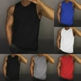 thumbnail image 4 of Linfrsh Mens Workout Tank Tops, Men's Summer Tank Top Shirt Tropical Printed Sleeveless Shirts Fitted Muscle Tank Tops Sport Round Neck T-Shirt Grey,L, 4 of 4