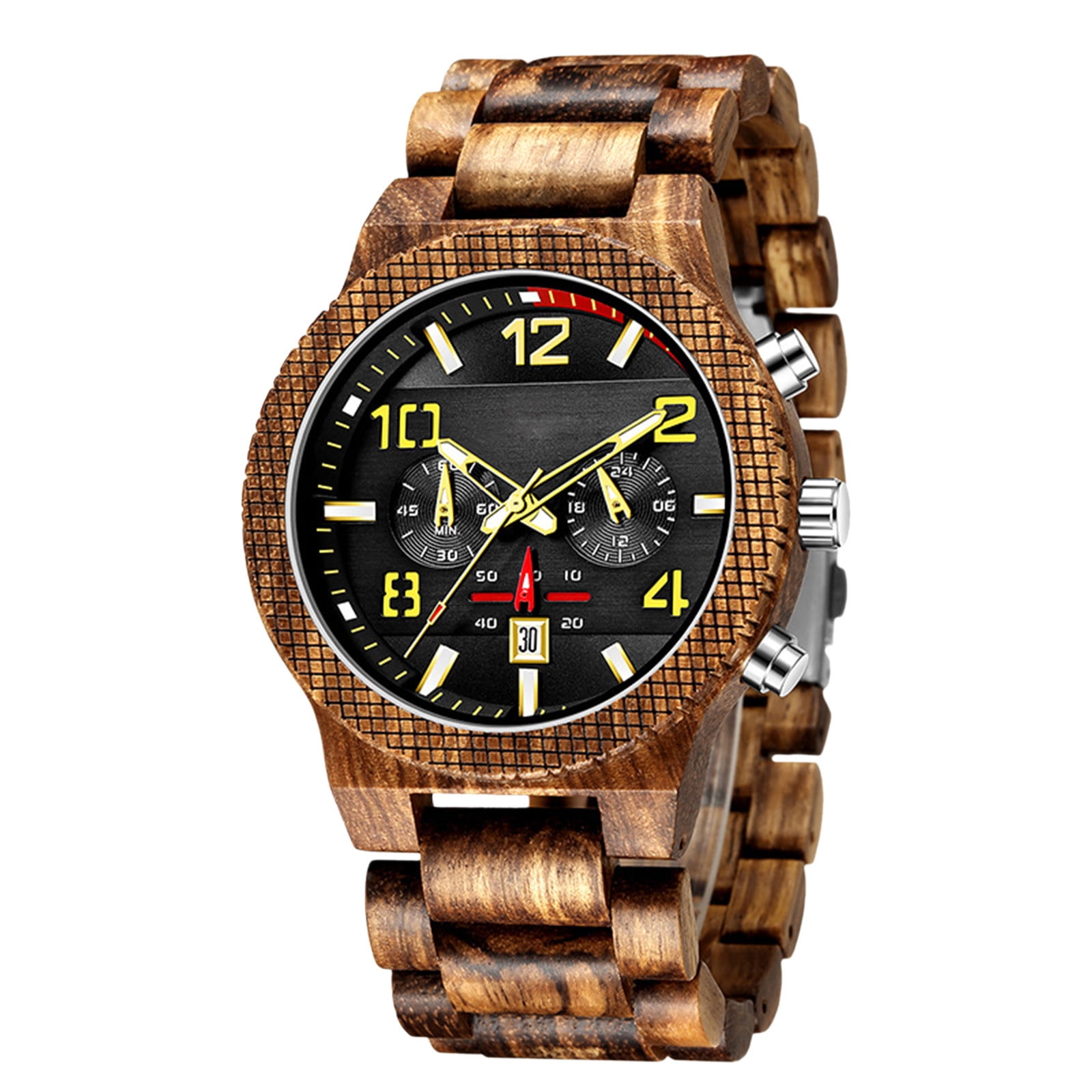Watch Black Polyurethane Dial Chronograph Mens Lebanon Ubuy